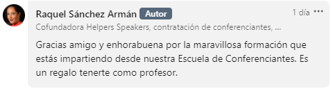 Testimonio original de Raquel Sánchez Arman